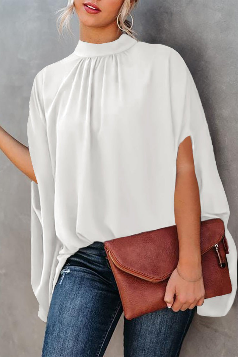 Relaxte en stijlvolle winterblouse van Mena