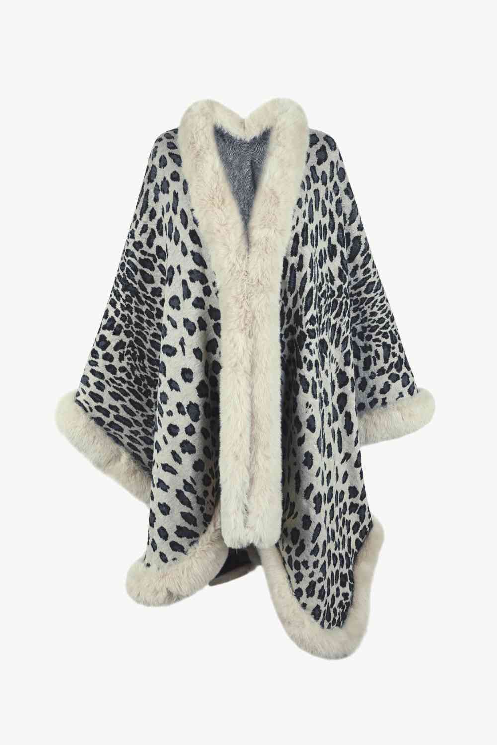 Leopard Poncho