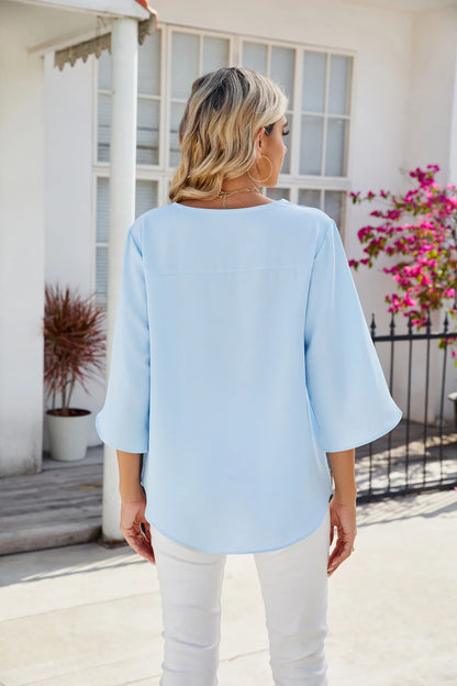 Dejauna | Moeiteloze en chique algemene blouse