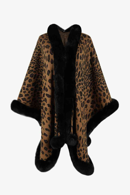 Leopard Poncho