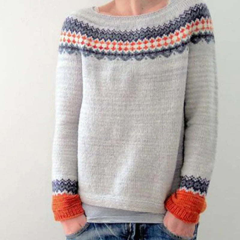 Nonchalante en moeiteloze winter Sweater