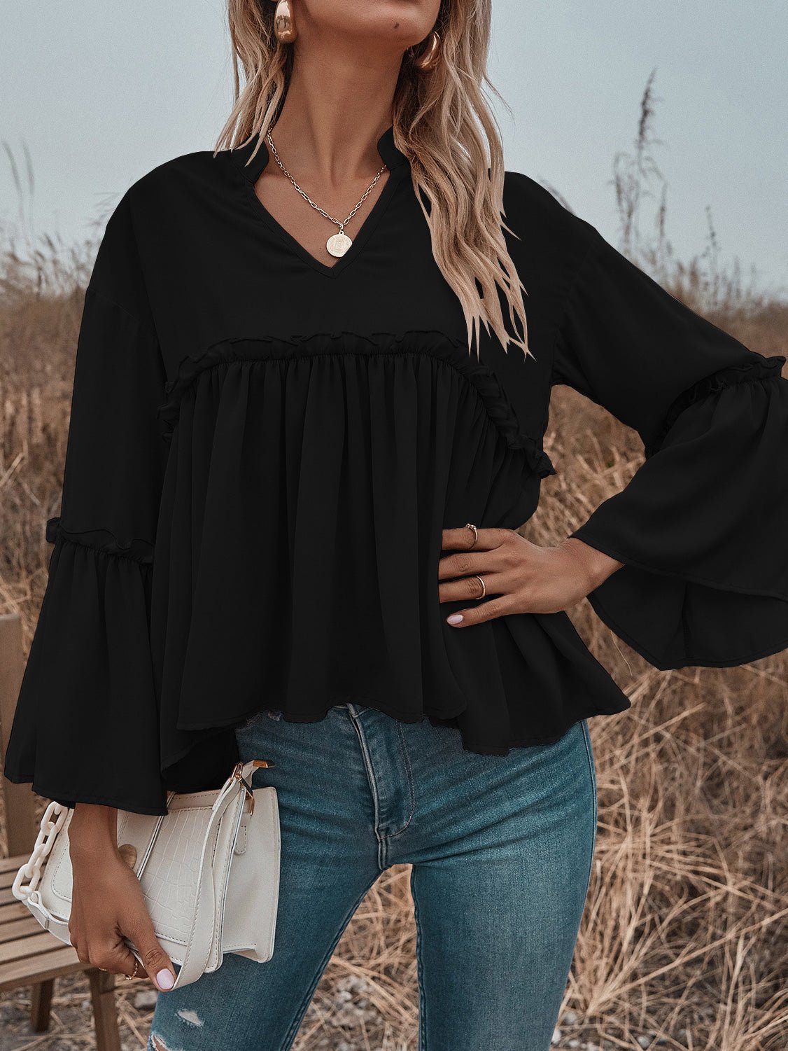 Coreen | Casual en Relaxed winter Blouse